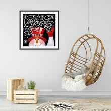 Charger l&#39;image dans la galerie, Noël - diamant rond complet - 30x30cm
