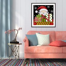 Charger l&#39;image dans la galerie, Noël - diamant rond complet - 30x30cm
