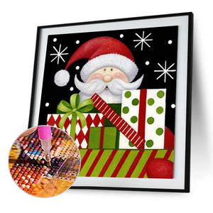 Noël - diamant rond complet - 30x30cm