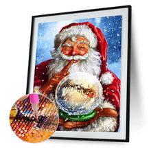 Charger l&#39;image dans la galerie, Père Noël - diamant rond complet - 30x40cm
