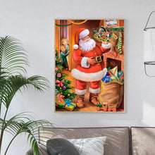 Charger l&#39;image dans la galerie, Père Noël - diamant rond complet - 30x40cm
