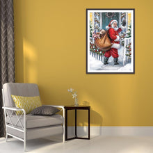 Charger l&#39;image dans la galerie, Père Noël - diamant rond complet - 30x40cm
