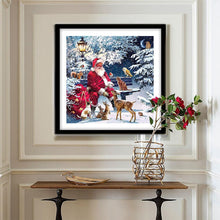 Charger l&#39;image dans la galerie, Noël - diamant rond complet - 30x30cm
