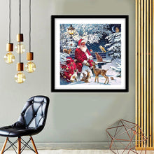 Charger l&#39;image dans la galerie, Noël - diamant rond complet - 30x30cm
