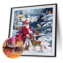Charger l&#39;image dans la galerie, Noël - diamant rond complet - 30x30cm
