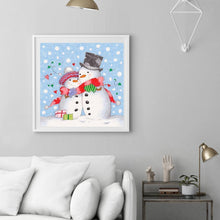 Charger l&#39;image dans la galerie, Noël - diamant rond complet - 30x30cm
