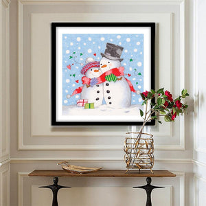 Noël - diamant rond complet - 30x30cm