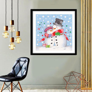 Noël - diamant rond complet - 30x30cm