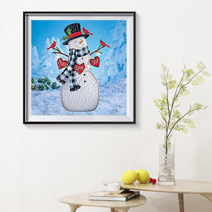 Noël - diamant rond complet - 30x30cm