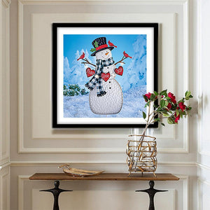 Noël - diamant rond complet - 30x30cm