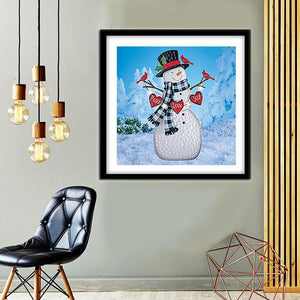 Noël - diamant rond complet - 30x30cm