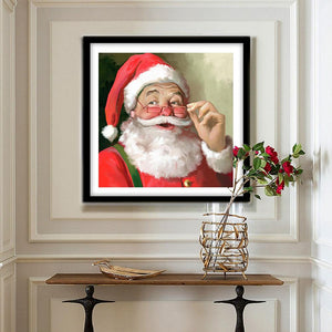 Noël - diamant rond complet - 30x30cm