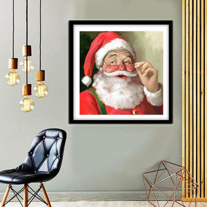Noël - diamant rond complet - 30x30cm