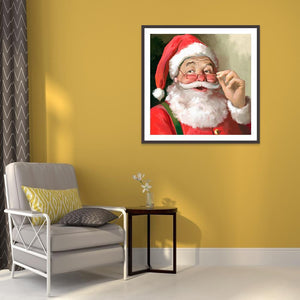 Noël - diamant rond complet - 30x30cm
