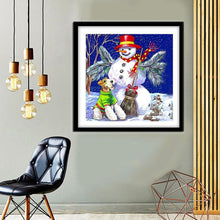Charger l&#39;image dans la galerie, Noël - diamant rond complet - 30x30cm
