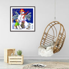 Charger l&#39;image dans la galerie, Noël - diamant rond complet - 30x30cm
