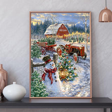 Charger l&#39;image dans la galerie, Bonhomme de neige - diamant rond complet - 30x40cm

