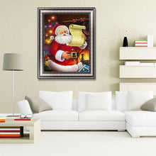 Charger l&#39;image dans la galerie, Ensemble de père noël - diamant rond complet - 30x40cm
