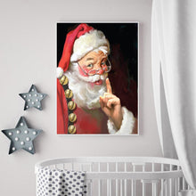 Charger l&#39;image dans la galerie, Père Noël - diamant rond complet - 30x40cm
