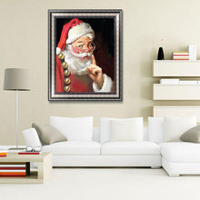 Charger l&#39;image dans la galerie, Père Noël - diamant rond complet - 30x40cm
