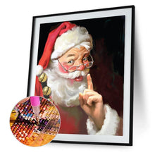 Charger l&#39;image dans la galerie, Père Noël - diamant rond complet - 30x40cm
