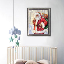 Charger l&#39;image dans la galerie, Père Noël - diamant rond complet - 30x40cm
