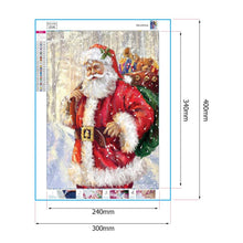 Charger l&#39;image dans la galerie, Père Noël - diamant rond complet - 30x40cm

