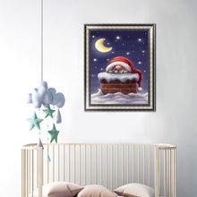 Charger l&#39;image dans la galerie, Père Noël - diamant rond complet - 30x40cm
