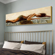 Charger l&#39;image dans la galerie, Belle au bois dormant - diamant rond complet - 90x40cm
