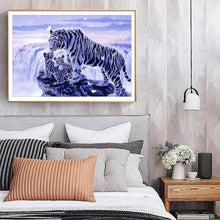 Charger l&#39;image dans la galerie, Tigre - diamant rond complet - 40x30cm
