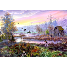 Charger l&#39;image dans la galerie, Rural - diamant rond complet - 40x30cm
