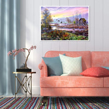 Charger l&#39;image dans la galerie, Rural - diamant rond complet - 40x30cm
