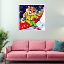 Charger l&#39;image dans la galerie, Animaux - diamant rond complet - 30x30cm
