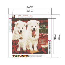 Charger l&#39;image dans la galerie, Animaux - diamant rond complet - 30x30cm
