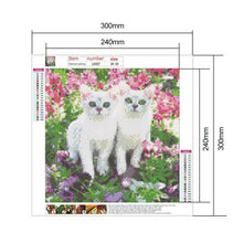 Charger l&#39;image dans la galerie, Animaux - diamant rond complet - 30x30cm
