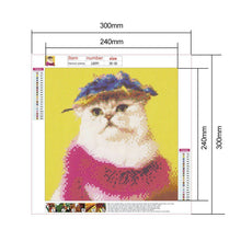 Charger l&#39;image dans la galerie, Animaux - diamant rond complet - 30x30cm
