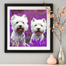 Charger l&#39;image dans la galerie, Animal de chien - diamant rond complet - 30x30cm
