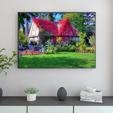 Charger l&#39;image dans la galerie, Maison - diamant rond complet - 40x30cm
