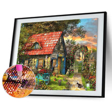 Charger l&#39;image dans la galerie, Maison - diamant rond complet - 40x30cm
