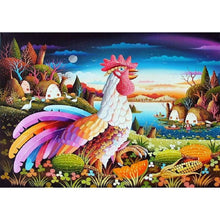 Charger l&#39;image dans la galerie, Roosteration - diamant rond complet - 40x30cm
