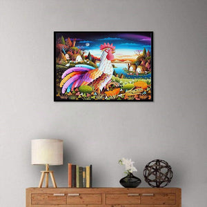 Roosteration - diamant rond complet - 40x30cm