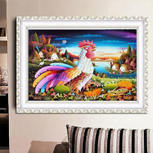 Charger l&#39;image dans la galerie, Roosteration - diamant rond complet - 40x30cm
