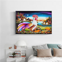 Charger l&#39;image dans la galerie, Roosteration - diamant rond complet - 40x30cm
