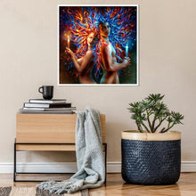 Charger l&#39;image dans la galerie, Figure xmas - diamant rond complet - 30x30cm
