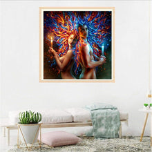 Charger l&#39;image dans la galerie, Figure xmas - diamant rond complet - 30x30cm
