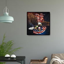 Charger l&#39;image dans la galerie, Aigle - diamant rond complet - 30x30cm
