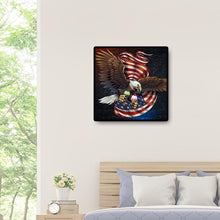 Charger l&#39;image dans la galerie, Aigle - diamant rond complet - 30x30cm
