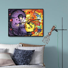 Charger l&#39;image dans la galerie, Anime pour enfant - diamant rond complet - 45x30cm
