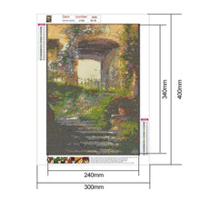 Charger l&#39;image dans la galerie, Forêt de montagne - diamant rond complet - 30x40cm
