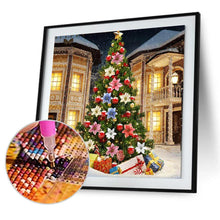 Charger l&#39;image dans la galerie, Noël arbre de Noël - diamant rond complet - 30x30cm
